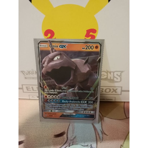 Pokemon Card "Onix GX 036/068" ENG Hidden Fates