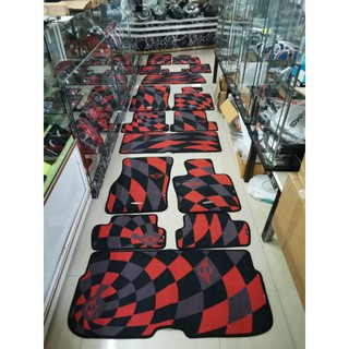 ชุดพรม JCW สำหรับ MINI Cooper R50 R52 R53 R55 R56 R57 R58 R59 R60 R61 F54 F55 F56 F57 F60