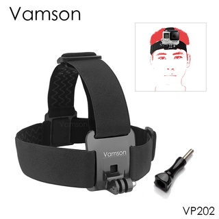 สายคล้องหัว Vamson ปรับได้ อุปกรณ์เสริม สําหรับ Gopro Hero 9 8 7 Gopro Hero 7 6 5 4 SJCAM VP202