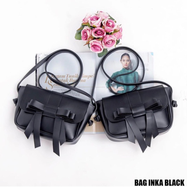 กระเป๋า INKA สีดํา**