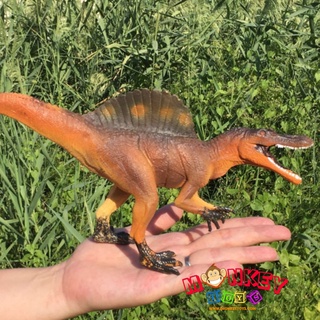 Monkey Toys - โมเดลไดโนเสาร์ Spinosaurus ส้ม ขนาด 28.00 CM (จากหาดใหญ่)