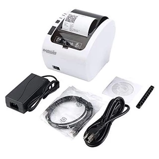 BARIGAN เครื่องพิมพ์ใบเสร็จ PR-01W (ขาว) 80mm ผ่าน Wifi USB LAN Thermal Printer รองรับแอพฟรีบน IOS-Android