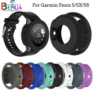 Garmin fenix 5 5plus ซิลิโคน เคสป้องกัน เคสเปลี่ยน อุปกรณ์เสริม สําหรับ Garmin fenix 5 5plus