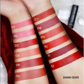 Sivanna HF6006 colors lipstick matte ~แท้ 💯💯 ลิปสติกเนื้อแมท สีเเน่น