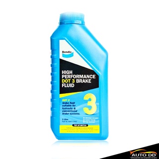 น้ำมันเบรค Bendix DOT 3 ปริมาณ 1L. เบนดิก Brake Fluid