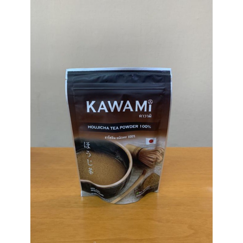 ชาโฮจิฉะ แบบผง 100กรัม 100% ตรา Kawami