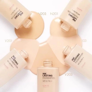 แท้💯พร้อมส่ง The Face Shop Ink Lasting Foundation SPF30 PA++ Slim Fit EX / Glow / Ultra Fit SPF20 PA++ 1mL รองพื้นงานผิว