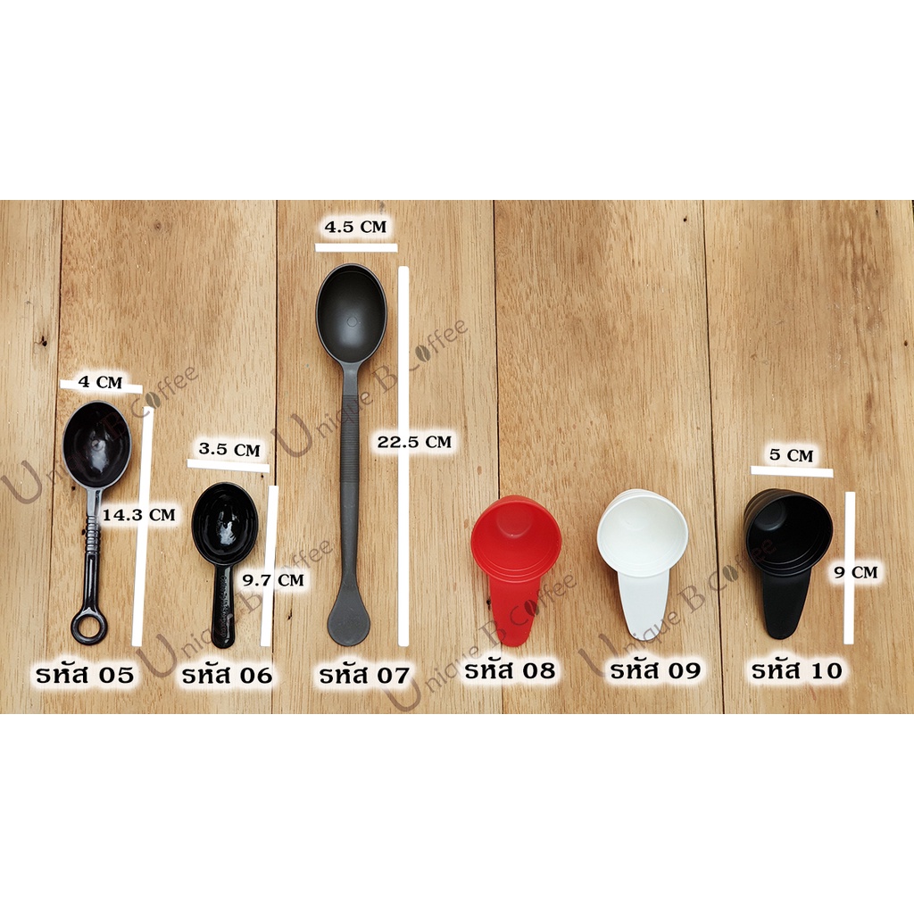 ช้อนตวงกาแฟ ด้ามยาว ด้ามสั้น ช้อนตวงเมล็ดกาแฟ ครีมเทียม ช้อนตวงพลาสติก Measuring spoon ขนาด 7 กรัม , 10 กรัม และ 15 กรัม - รูปที่ 4