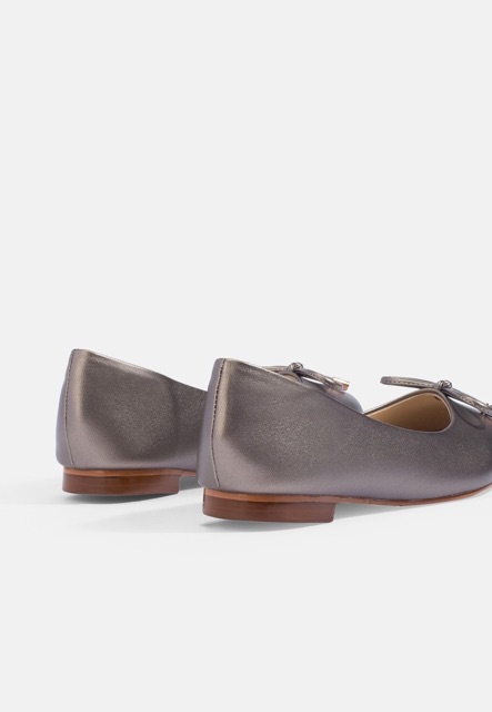 Premium Mary Flats : Metallic
