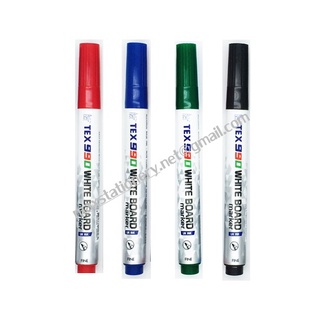 ปากกาไวท์บอร์ด TEX 990 (ราคาต่อ 1 ด้าม) เลือกสีด้านใน