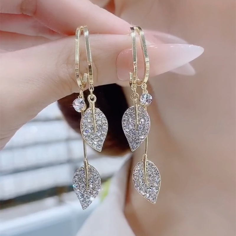 ต่างหูแฟชั่น 50 แบบคละสไตล์ ใหม่ล่าสุด สไตล์เกาหลี ต่างหูพู่ยาว เข็มเงิน S925 สำหรับผู้หญิง