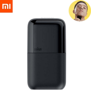 Xiaomi Mijia BRAUN เครื่องโกนหนวดไฟฟ้า แบบพกพา ล้างทําความสะอาดได้ ใบมีดลอยอิสระ สําหรับผู้ชาย