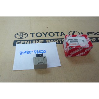 152. 81980-02020 รีเลย์ไฟเลี้ยว COROLLA ปี 2003-2005 ของแท้ เบิกศูนย์ โตโยต้า Toyota (TTGSHO)