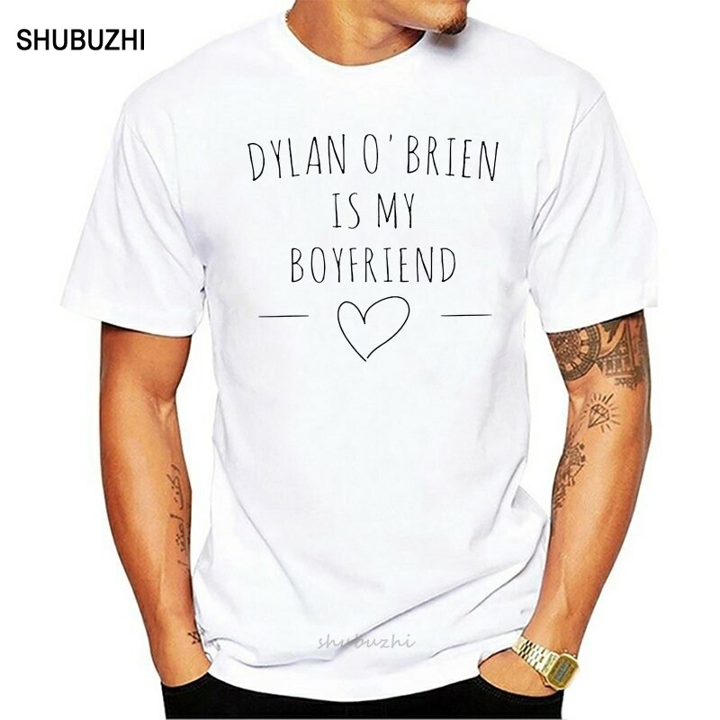 เสื้อผ้าแฟชั่น Classic Tee Dylan Obrien Is Myfriend Stiles Stilinskis ผ้าฝ้าย 100% วันพ่อ