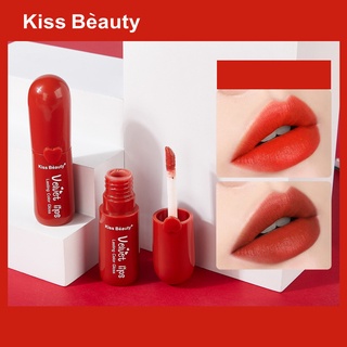 Kissbeauty ลิปสติกลิปกลอส Velvet Matte ติดทนนาน