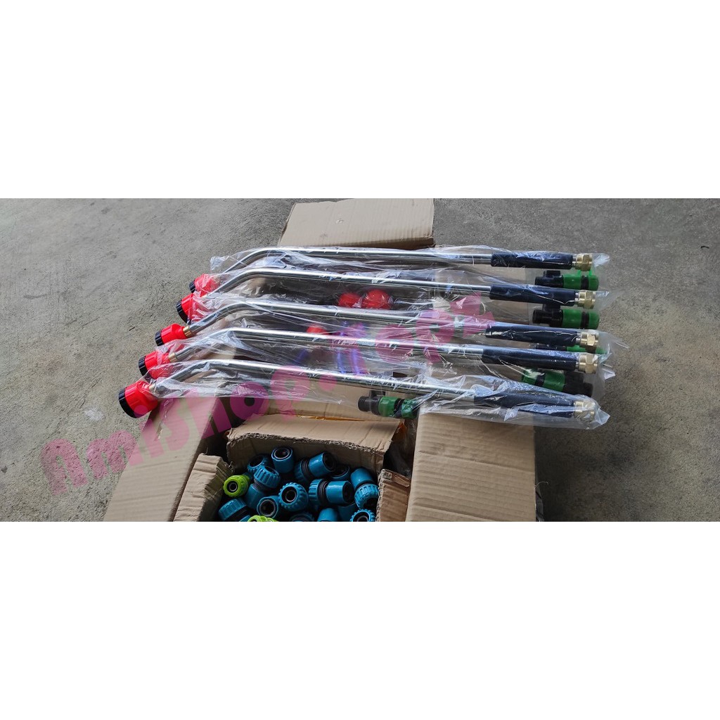 ฝักบัวรดน้ำ 1000รู 60ซม. 90ซม. รดน้ำแคคตัส รดน้ำต้นไม้ รดน้ำกระบองเพชร รดน้ำผัก ต้นกล้า ที่รดน้ำต่อสายยาง 4หุน6หุน 1นิ้ว - รูปที่ 3