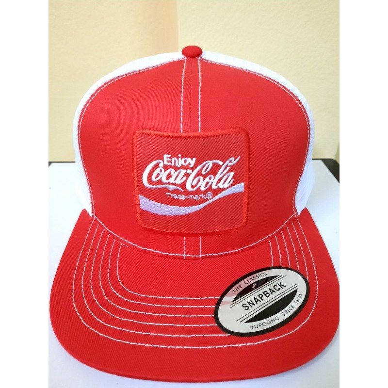 *พร้อมส่ง หมวกแก๊ปตาข่ายวินเทจ Coca Cola ป้ายแท็ก USA #หมวก90 #วัยรุ่น90 #วินเทจ90