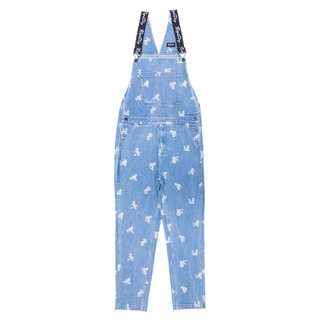 SLUM LTD - RIPNDIP Dance Party Denim Overalls Medium Wash