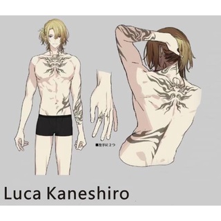 Luca Kaneshiro cos สติกเกอร์รอยสัก กันน้ํา ติดทนนาน