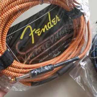 🎸🔥Hot🔥🔥หมดแล้วหมดเลยHot🔥💯✅🇹🇭 งานพรีเมี่ยม สายแจ็ค​Fender3 เมตร กีตาร์ไฟฟ้ากีตาร์เบส ok