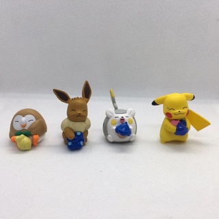 เซ็ตฟิกเกอร์ โมเดล  โปเกมอน ปาร์ตี้เบอร์รี่ ของแท้ สูง 1-2 นิ้ว  Pokemon figure T-ARTS