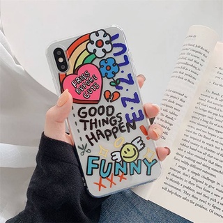 เคสใส TPU กันกระแทก เคสโทรศัพท์มือถือ สำหรับ 12 mini 12 pro max  12 11 Pro Max SE XS Max XR 7 8 Plus #928