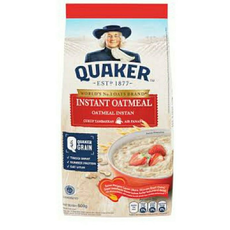 QUAKER  ข้าวโอ๊ด ปรุงสำเร็จ เควกเกอร์ 1000g.