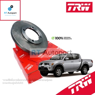 TRW (1แผ่น) จานดิสเบรกหน้า Mitsubishi Triton 2wd 4wd Pajerosport ปี01-14 / จานดิสเบรค จานเบรก Pajero / DF4920 / DF7386