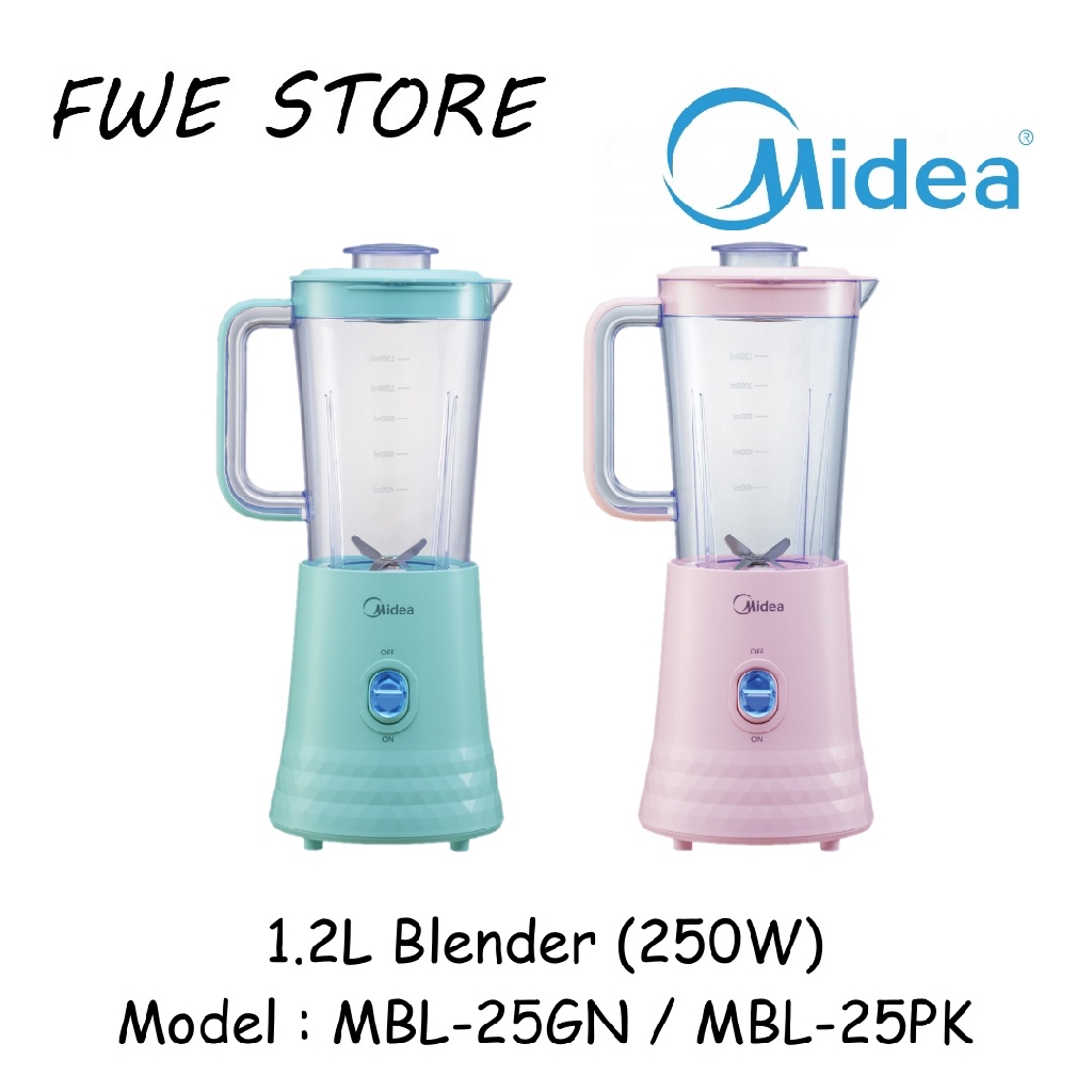 MIDEA เครื่องปั่น 1.2L (250W) MBL-25GN MBL-25PK (รับประกัน 1 ปี)