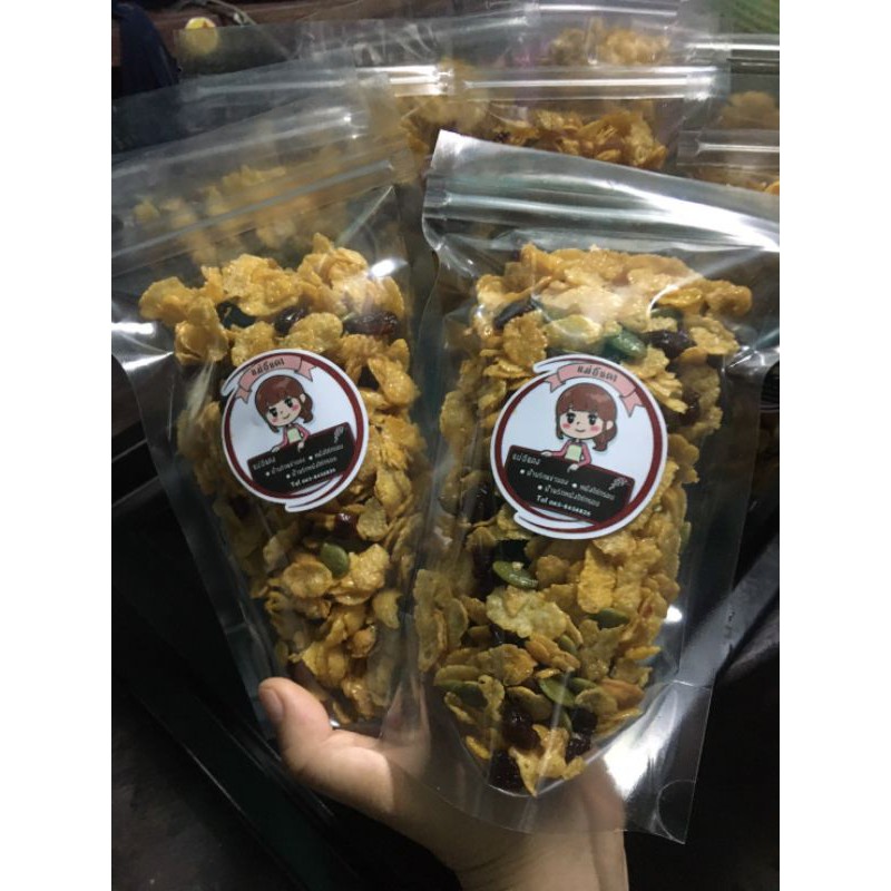 คอนเฟลกธัญญา​พืช​ น้ำผึ้งเนยนม ขนาด100g ร