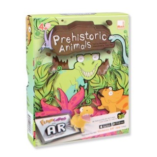 บัตรภาพ บัตรคำ Prehistoric Animals (AR)