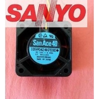 For Sanyo 109P0424H7D30 4CM 24V 3 wire cooling fan