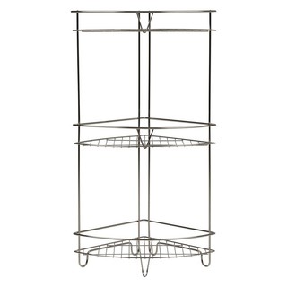 ชั้นเข้ามุม สแตนเลส 3 ชั้น HC/KECH HWS057 ชั้นวางของในครัว อุปกรณ์จัดเก็บในครัว ห้องครัวและอุปกรณ์ CORNER RACK STAINLESS