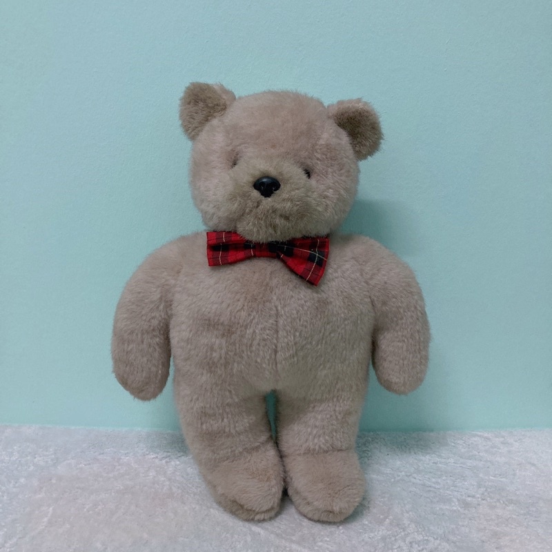 ตุ๊กตาหมีวินเทจ หมีแข็ง ตุ๊กตามือสอง vintage bear toy