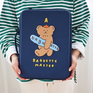 Brunch Brother Baguette Bear EVA Hard Laptop Pouch 13 นิ้ว กระเป๋าใส่โน๊ตบุ๊ค 13 นิ้ว มีหูหิ้ว