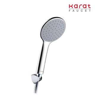 Karat Faucet ฝักบัวสายอ่อน 1 ระดับ ขนาด Ø 10.8 ซม. พร้อมสายสเตนเลส 304 รุ่น KS-75-231-50