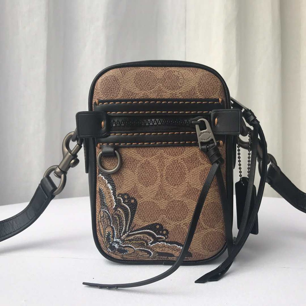 Coach 36714 2019 new Disney collaboration 36714 mini crossbody bag for men  and women with purchase certificate | Shopee Thailand