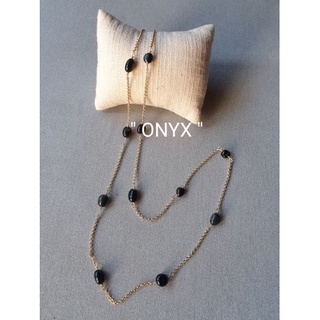 สายคล้องแมส หินนำโชค "ONYX"ออนิกซ์