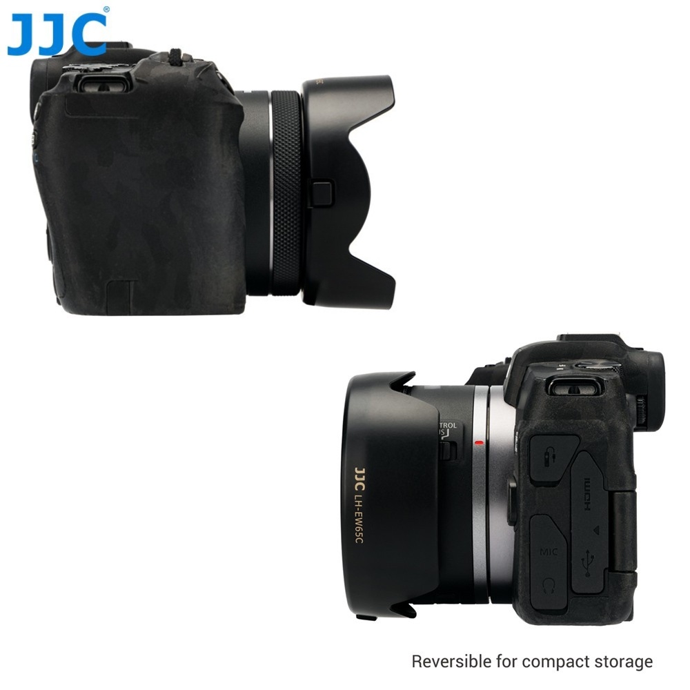 JJC Lens Hood EW-65C ฝาครอบเลนส์กล้อง Canon RF 16mm F2.8 STM อุปกรณ์เสริมกล้อง LH-EW65C