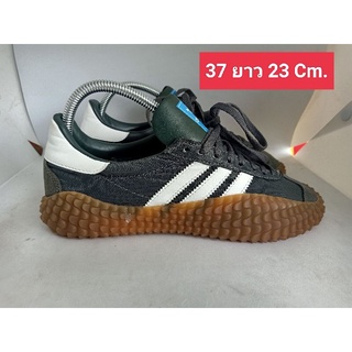 Adidas แท้ Size 37 ยาว 23 รองเท้ามือสอง ผ้าใบ แฟชั่น ทำงาน ลำลอง เที่ยว เกรด A+(P)