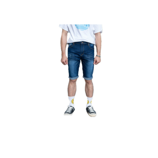 MTE กางเกงขาสั้นผู้ชาย กางเกงยีนส์ขาสั้น สีน้ำเงินเข้ม เป้ากระดุม รุ่น1023/1 สินค้าพร้อมส่ง มีบริการเก็บเงินปลายทางด้วยค