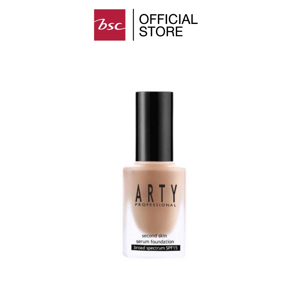 ARTY SECOND SKIN SERUM FOUNDATION BROAD SPECTRUM SPF15 รองพื้นเนื้อบางเบาช่วยปกปิดได้อย่างธรรมชาติ