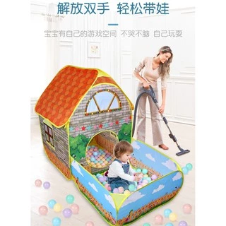 ERORO เต็นท์เด็ก ลายบ้านสวน เต็นท์เด็กทรงบ้าน เต็นท์เด็กและบ้านบอล