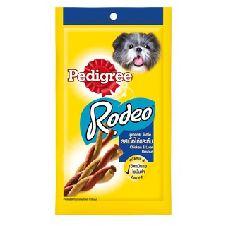 [12 PCS][MANOON] PEDIGREE Rodeo Dog Snack Chicken&amp;Liver Flavor เพดดิกรี โรดิโอ ขนมสุนัข รสไก่&amp;ตับ 60g
