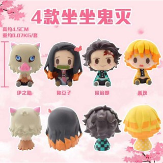 โมเดล ดาบพิฆาตอสูร ฟิกเกอร์ ทันจิโร่ เนสึโกะ เซนอิตสึ model Demon slayer kimetsu no yaiba figure ของสะสม ของขวัญ 🇨🇳