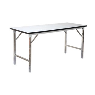 Delicato โต๊ะพับหน้าขาวปิดโฟเมก้า75x180x75 ซม.รุ่นTF-3072