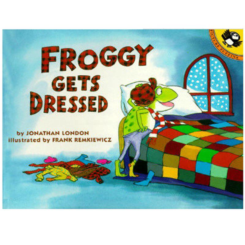 นิทานภาษาอังกฤษ หนังสือเด็ก Froggy Gets Dressed Kids Educational English Picture Book