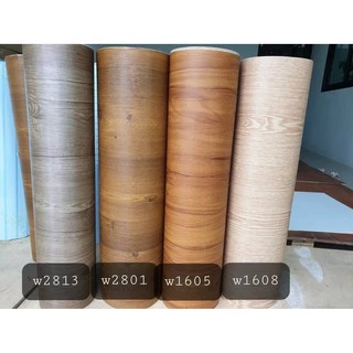 LALAHOME วอลเปเปอร์ลายไม้ สติ๊กเกอร์ลายไม้กว้าง 60 เซน ยาว 3 เมตร และ 5 เมตร ต่อม้วน หนา มีกาวในตัว