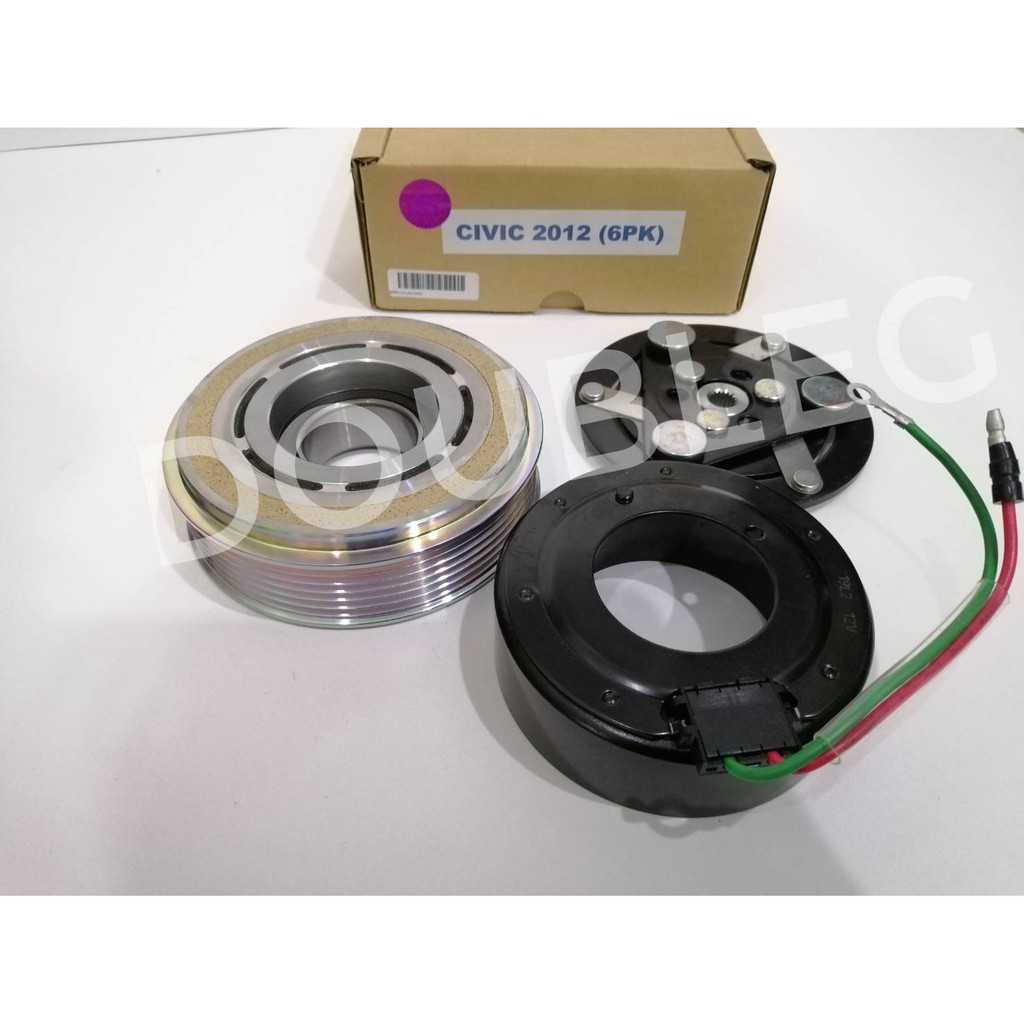 ชุดหน้าคลัชคอมแอร์ HONDA CIVIC FB ปี 2012 -2015 เครื่แงยนต์1.8สายพาน 6 PK (LSP เล็กสุพรรณ)