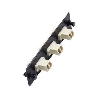 Link UF-2122 3 Fiber Optic 3 LC Duplex Snap-In Adapter Plate (MM.)